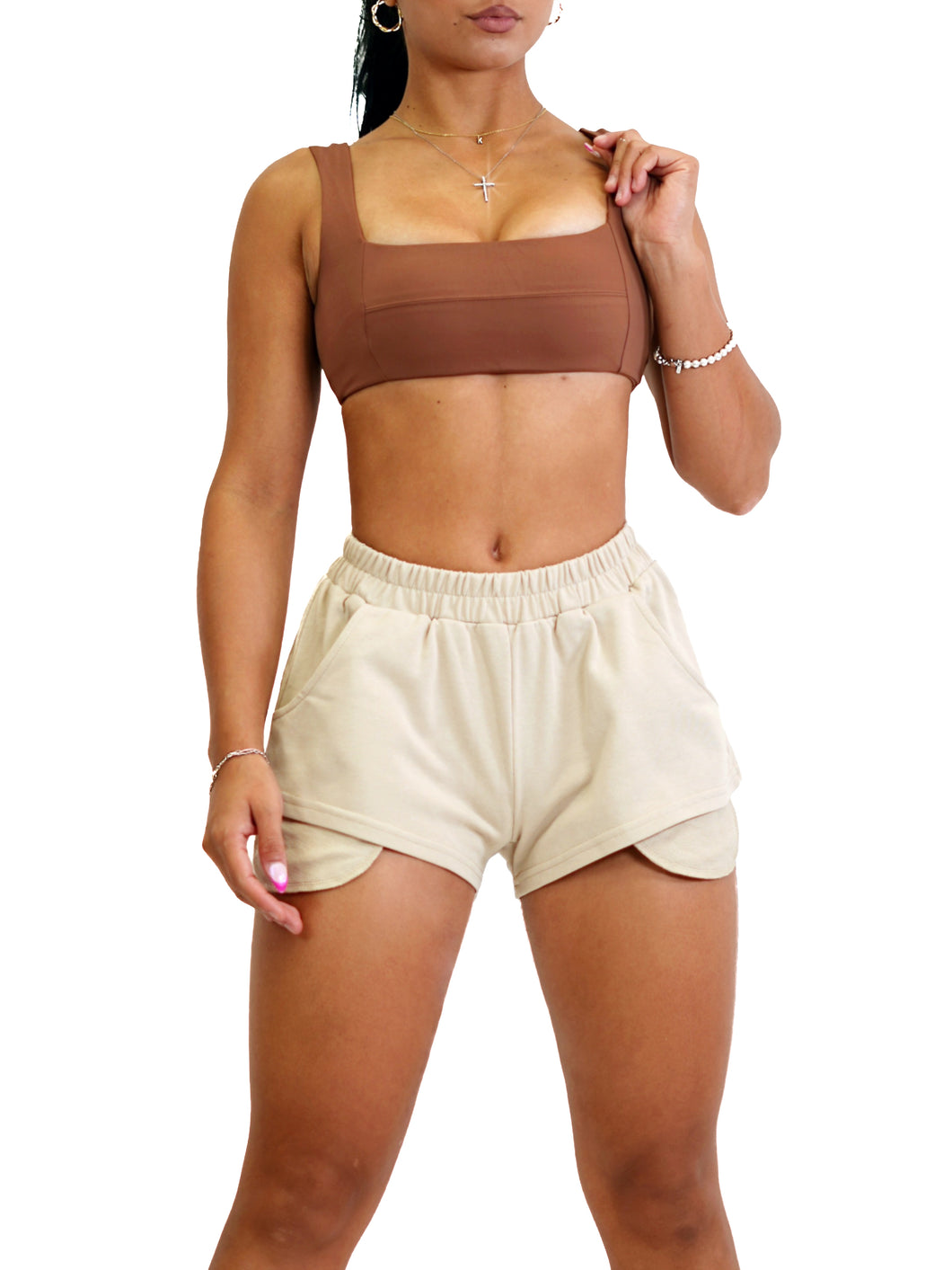 Country Girl Sports Bra (Sweet Brown)
