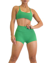 Load image into Gallery viewer, Itty Bitty Sexy Back Sports Bra (Emerald Green)