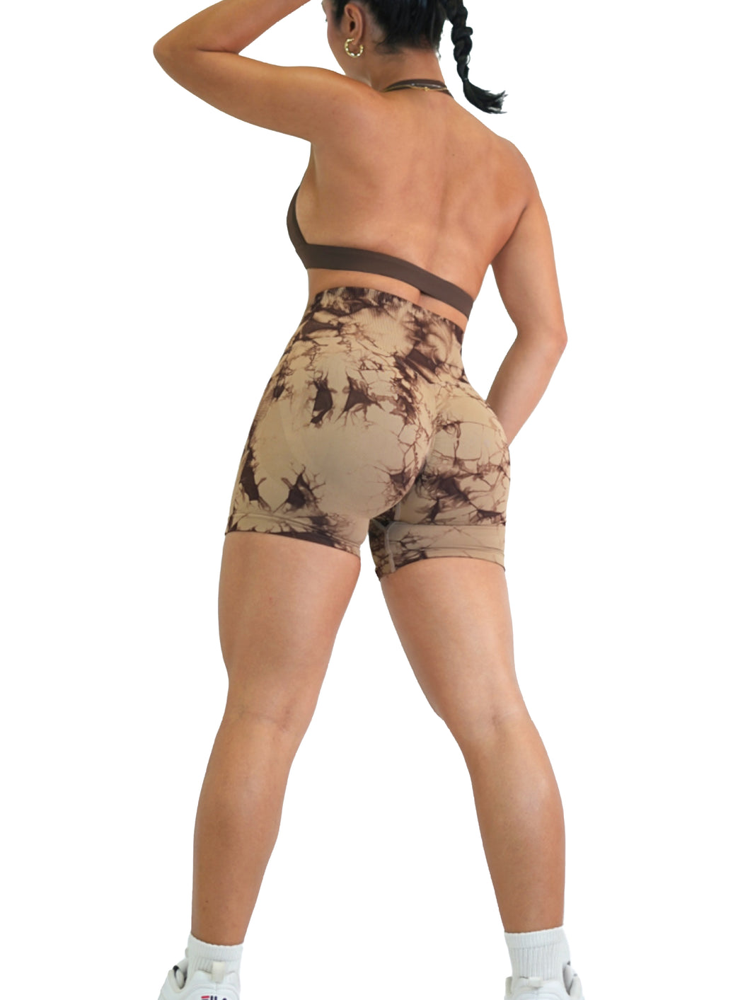 Spark Booty Shorts (Brown)