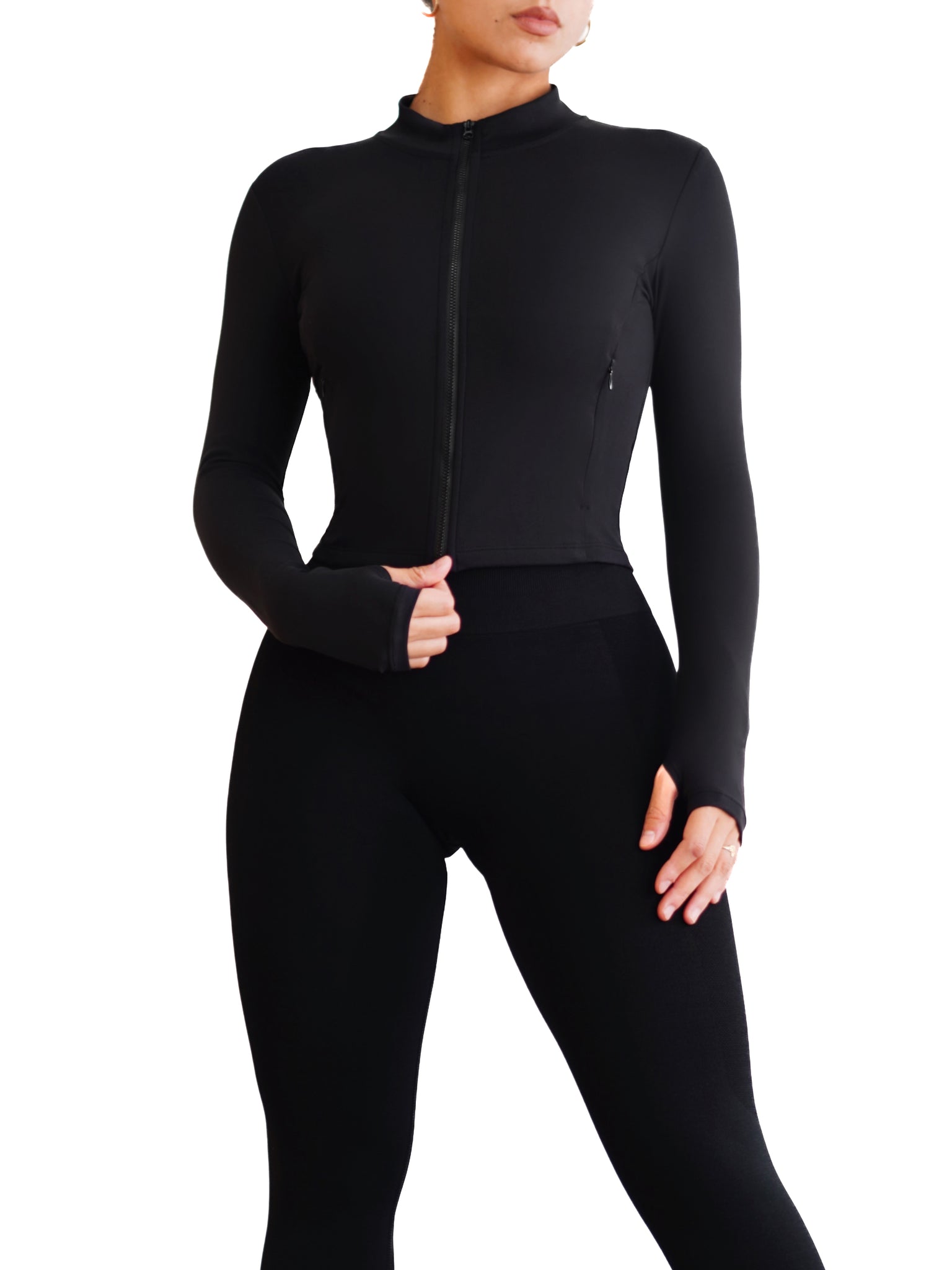 Fitted BBL Compression Jacket (Black) – Fitness Fashioness