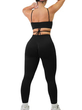 Load image into Gallery viewer, Alpha Seamless Scrunch Leggings (Black)