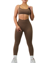 Load image into Gallery viewer, Athletic Seamless Leggings (Brown)