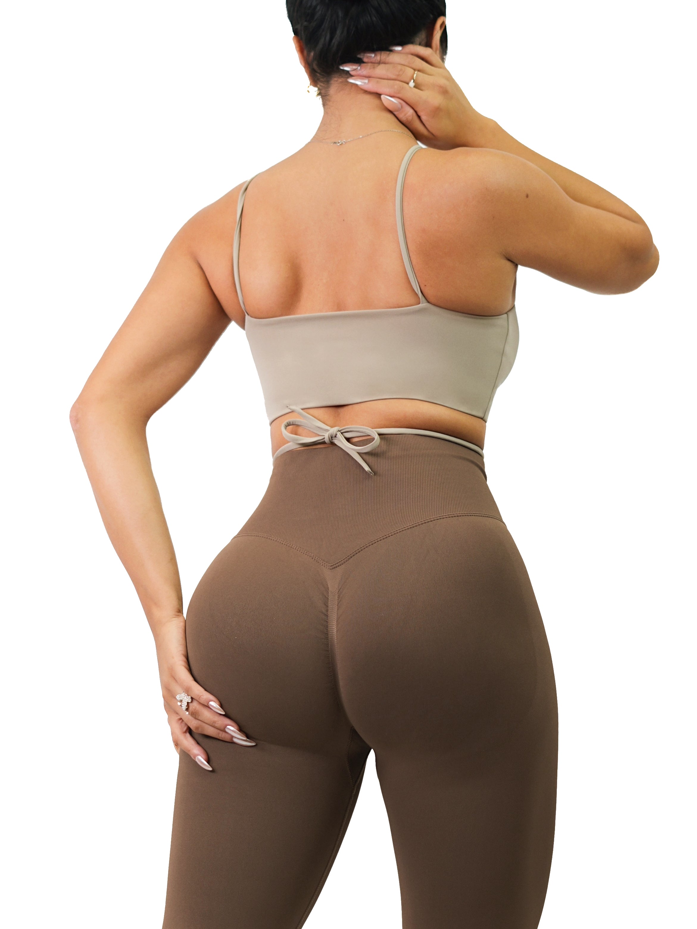 It Girl Strap Sports Top (Nude)