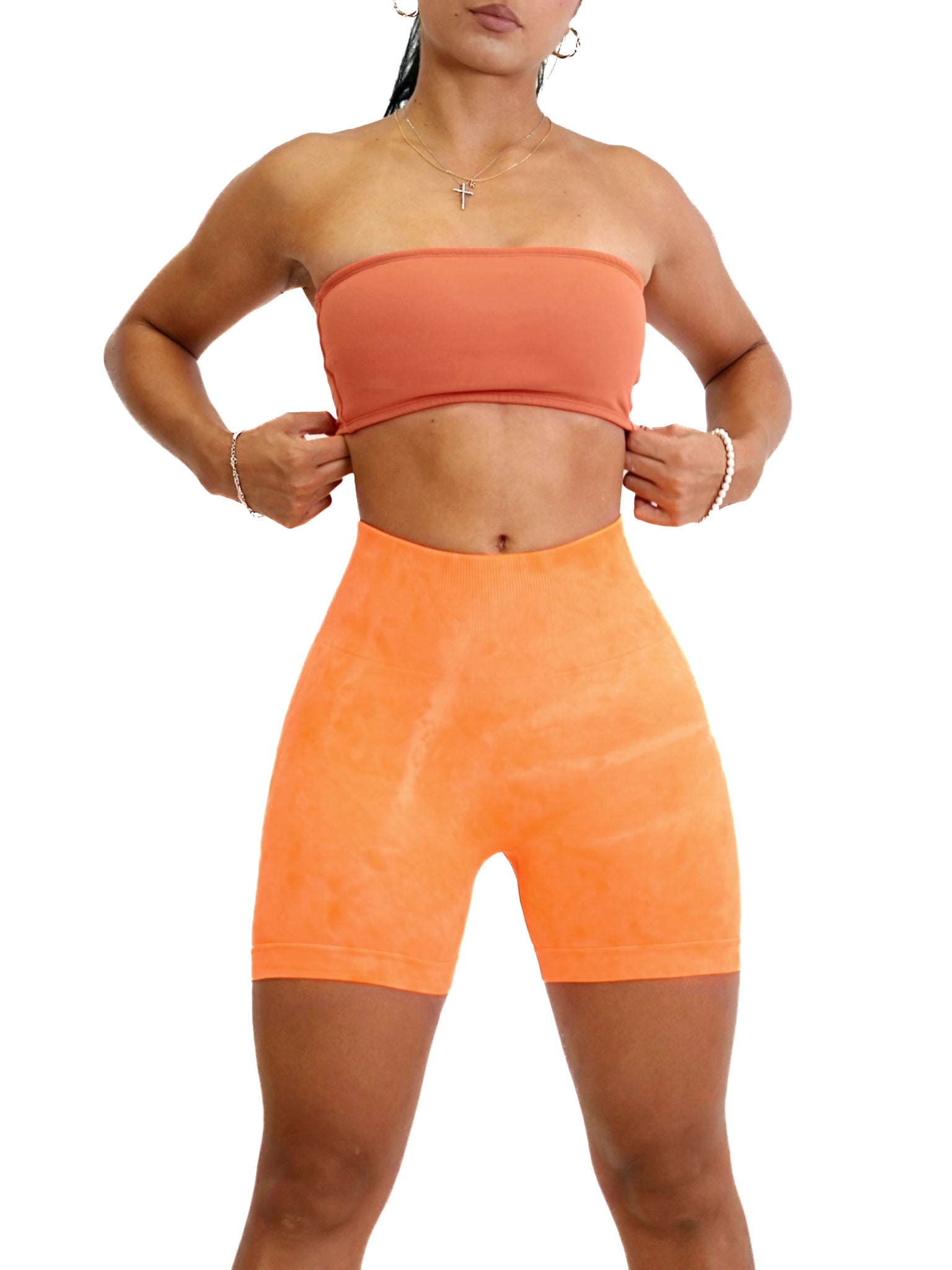 Tube Top Sports Bra (Burnt Orange) – Fitness Fashioness