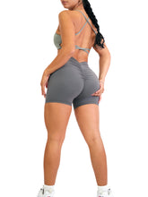 Load image into Gallery viewer, Low Back Scrunch Shorts (Gray)