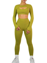 Load image into Gallery viewer, Athletic High Waisted Leggings (Ivy Green)