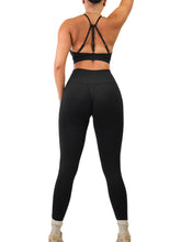 Load image into Gallery viewer, Mid Waist Contour Leggings (Black)