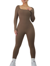Load image into Gallery viewer, American Doll Long Sleeve Jumpsuit (Soft Brown)