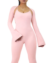 Load image into Gallery viewer, Flared Bolero Long Sleeves (Blush Pink)