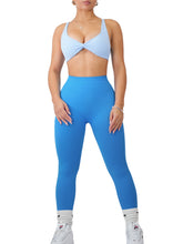 Load image into Gallery viewer, Seamless Low Back Leggings (Adonis Blue)