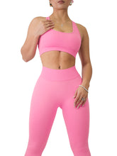 Load image into Gallery viewer, Aurora Sports Bra (Vice Pink)