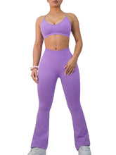 Load image into Gallery viewer, Athletic Seamless Flare Leggings (Lilac)