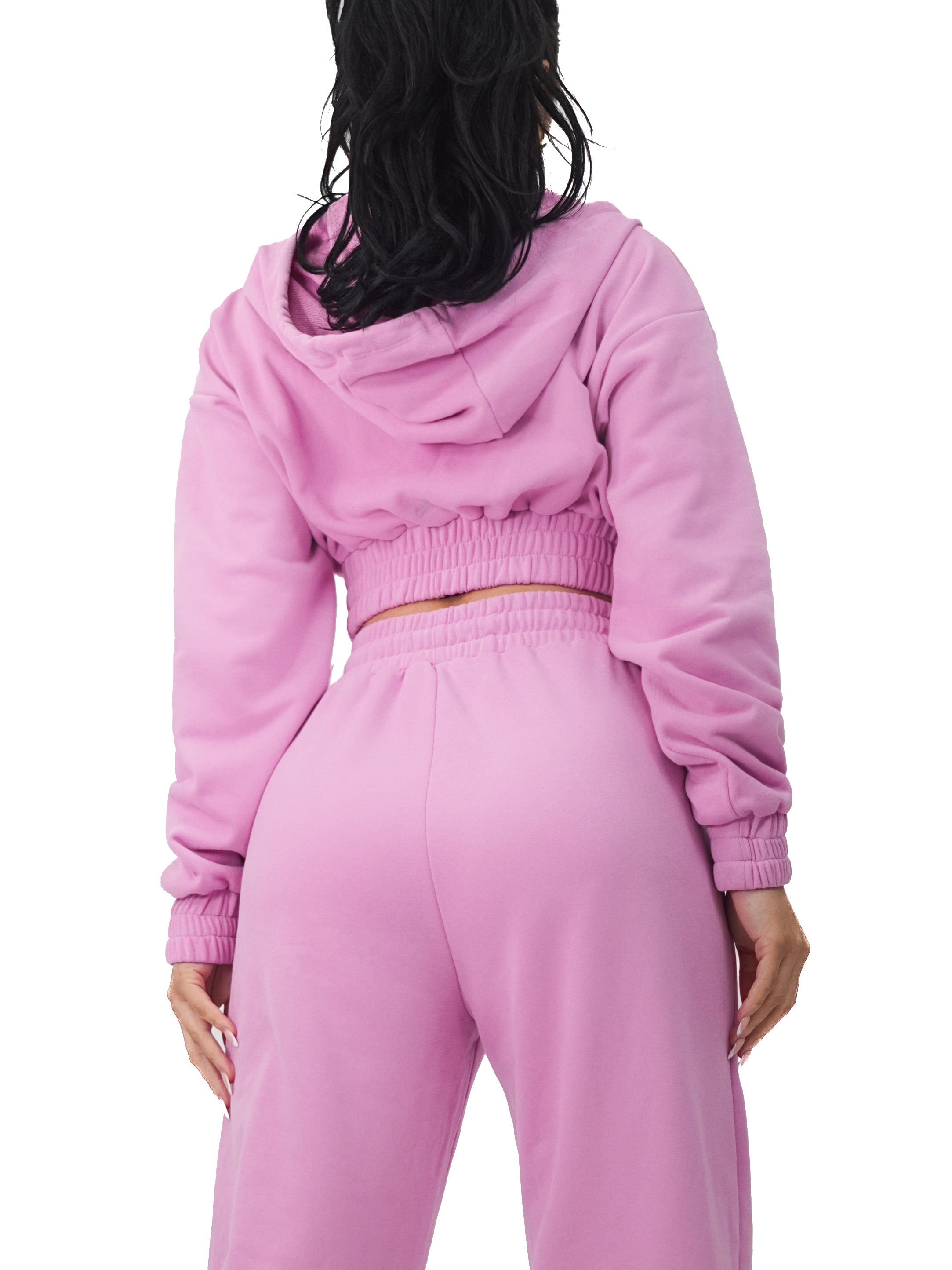 Dreamy Zipper Hoodie (Pink)