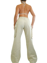 Load image into Gallery viewer, Oversized Cargo Pants (Cream)