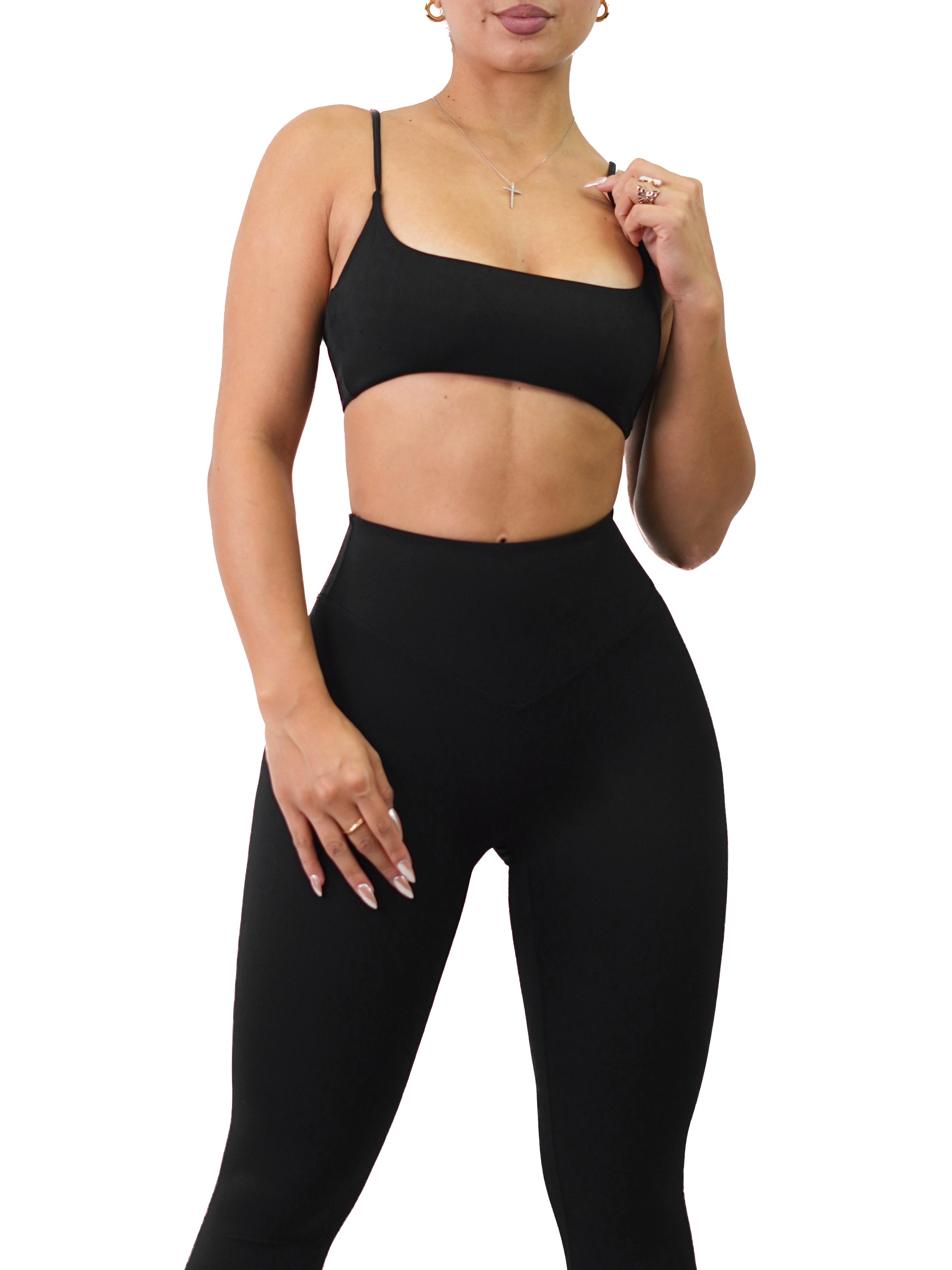 Basic Bralette (Black) – Fitness Fashioness