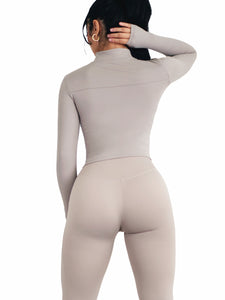 Fitted BBL Compression Jacket (Stone)