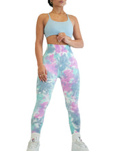 Load image into Gallery viewer, Tie Dye Peach Bottoms (Blue, Pink &amp; Purple)