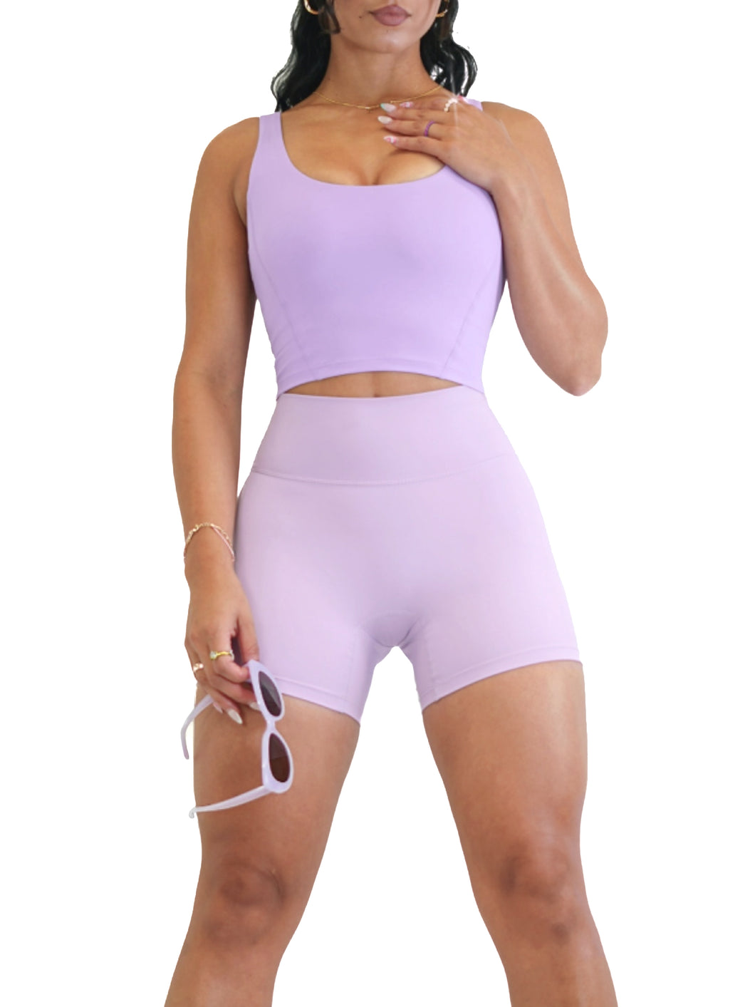 Body Shape Sports Top (Lilac)