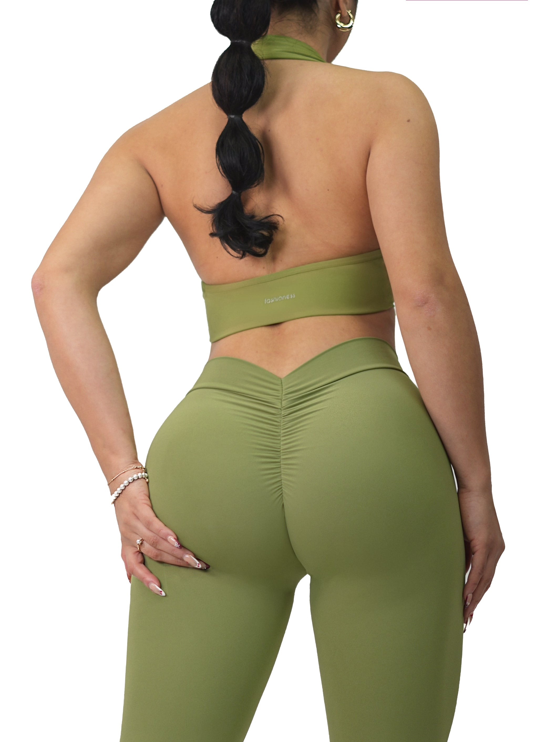 Clubhouse Sports Bra (Sweet Olive)