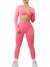 Load image into Gallery viewer, Seamless V Leggings (Pink Lush)