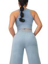 Load image into Gallery viewer, Celestia Crop Sports Top (Blossom Blue)