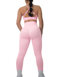 Athletic Seamless Leggings (Blossom Pink)