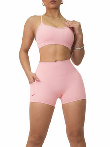 Premier Bombshell Sports Bra (Blush Pink) – Fitness Fashioness