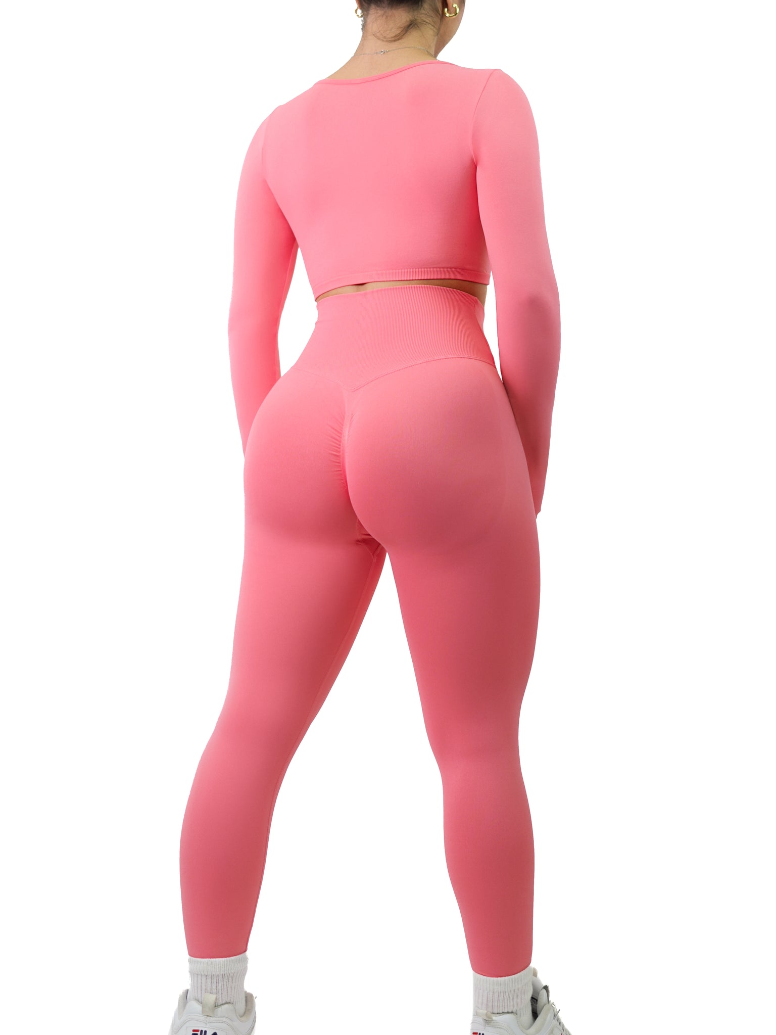 Seamless V Leggings (Pink Lush)