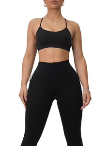 Premier Bombshell Sports Bra (Black) – Fitness Fashioness