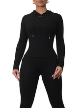Load image into Gallery viewer, Athletic Core Coverage Hoodie (Black)
