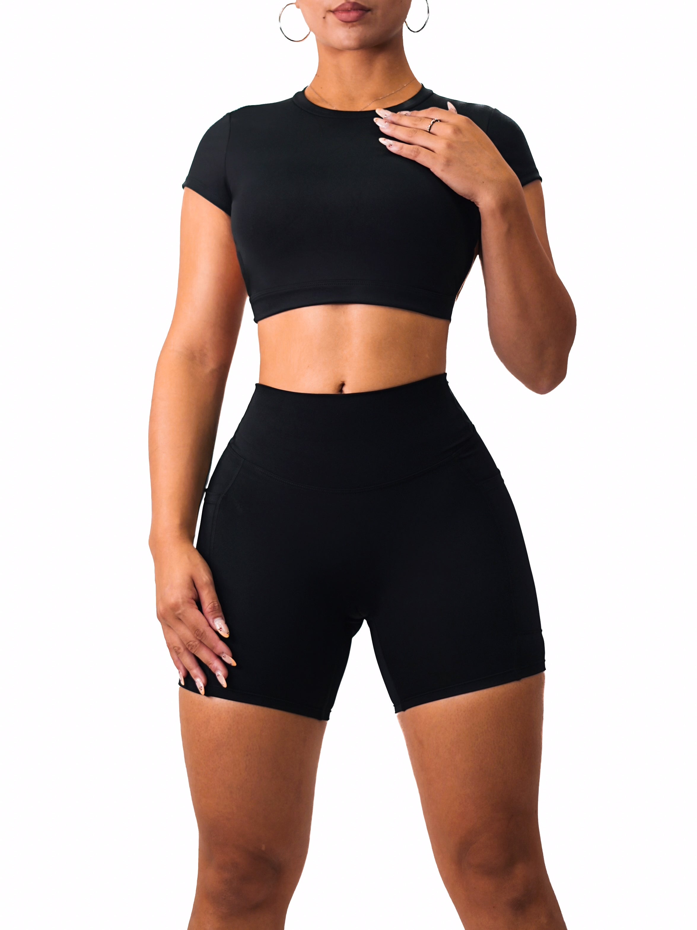 Backless Sports Top (Black)