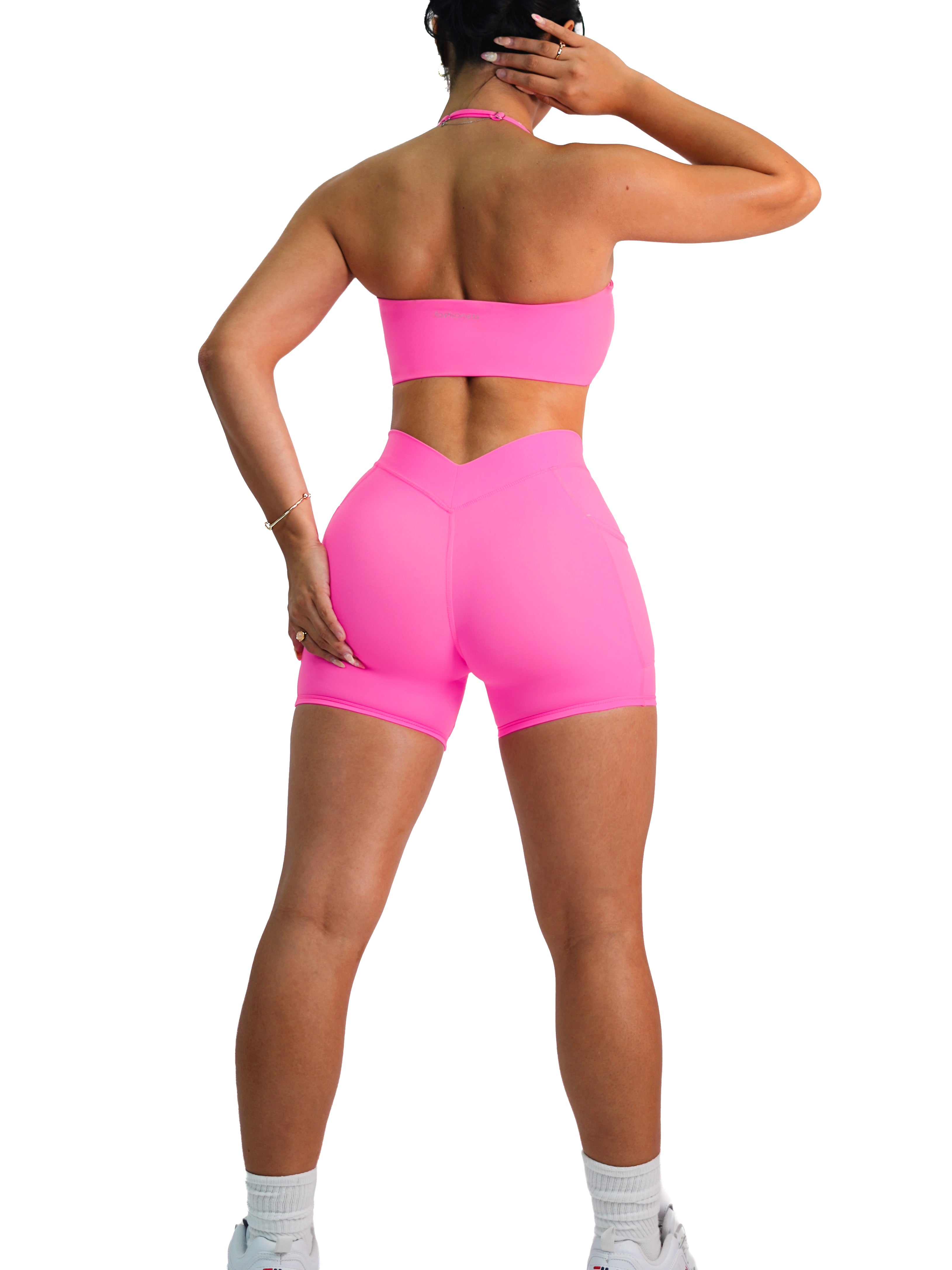 Premier V Back Pocket Shorts (Exotic Pink)