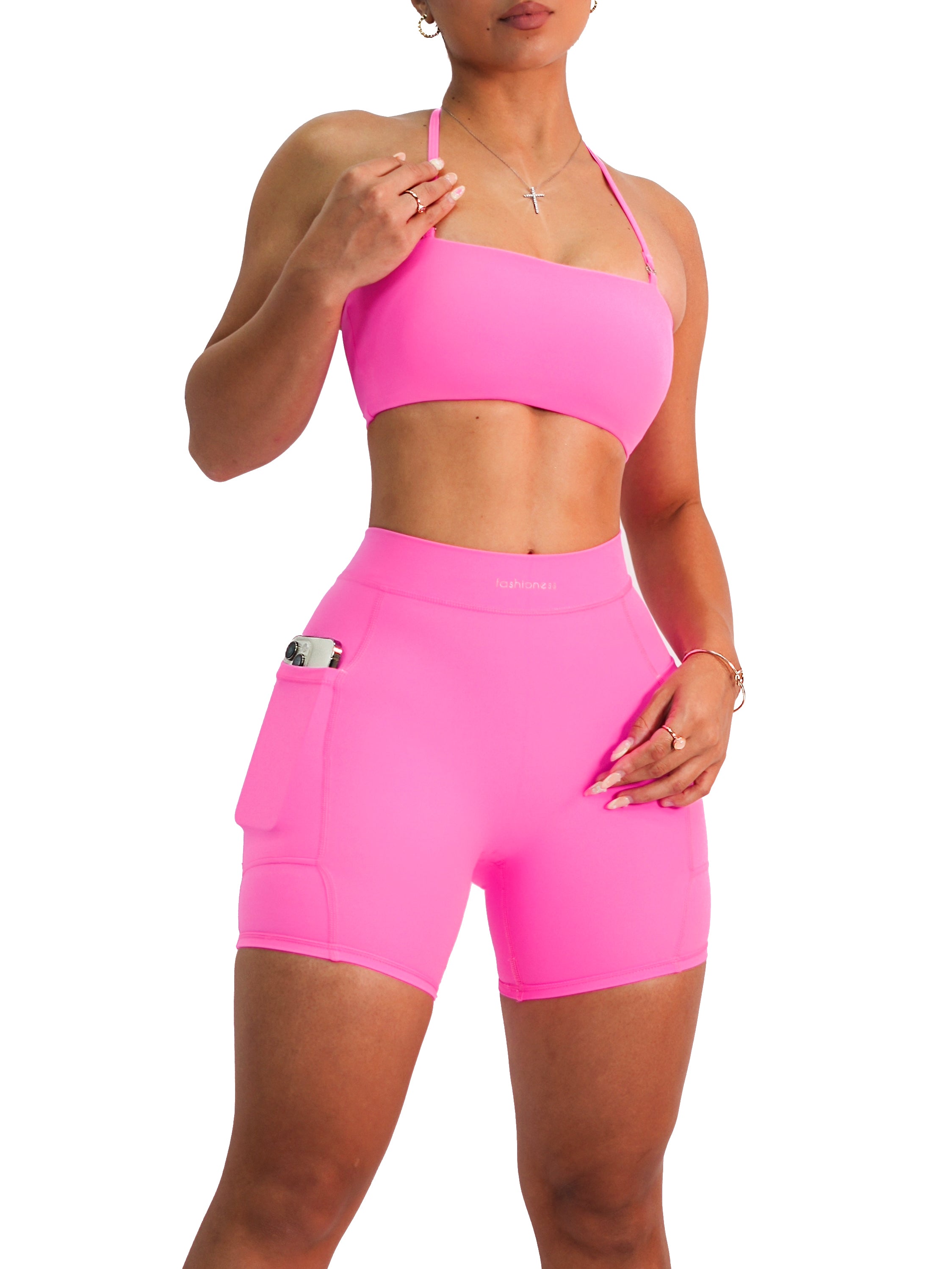 Premier Tube Top Sports Bra (Exotic Pink)