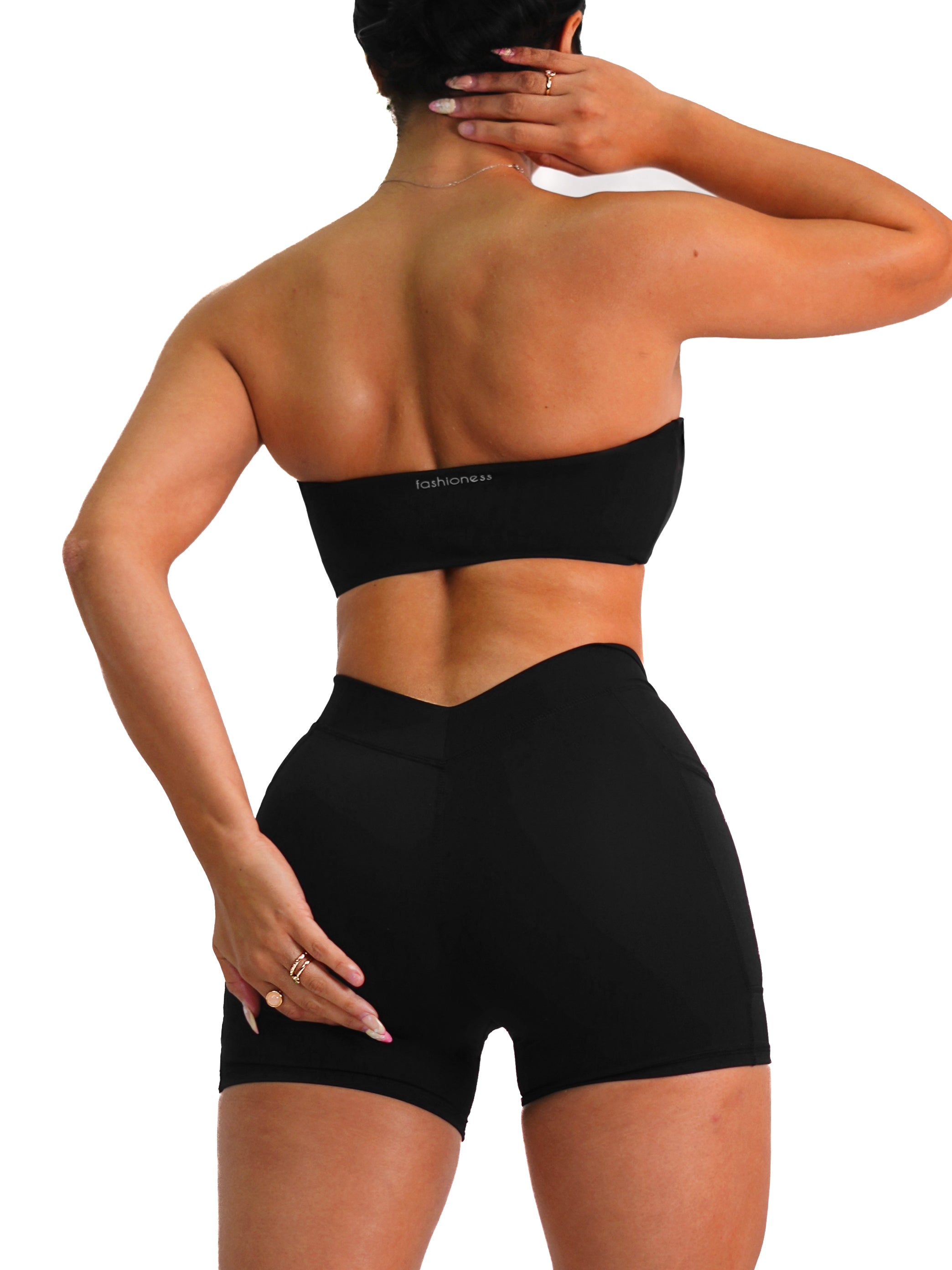 Premier Tube Top Sports Bra (Black)