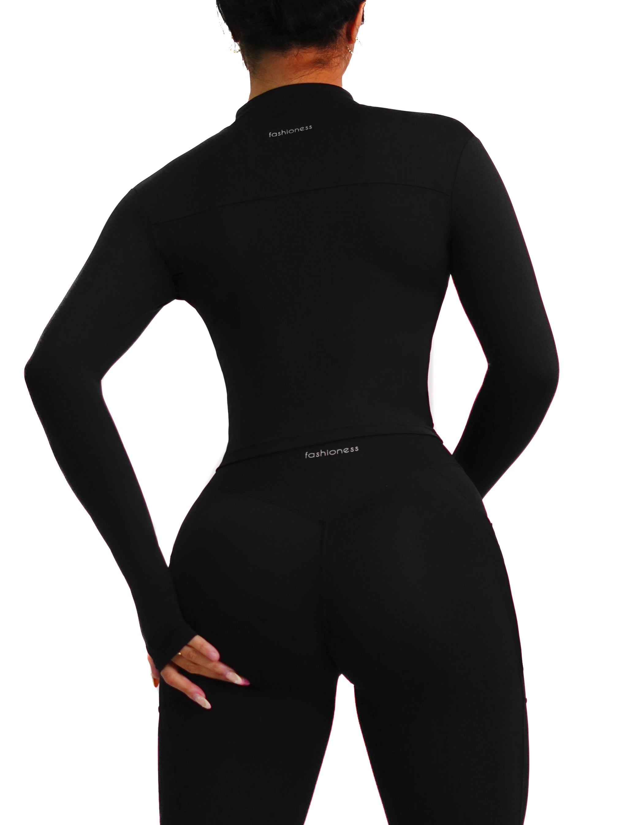 Premier Fitted BBL Compression Jacket (Black)