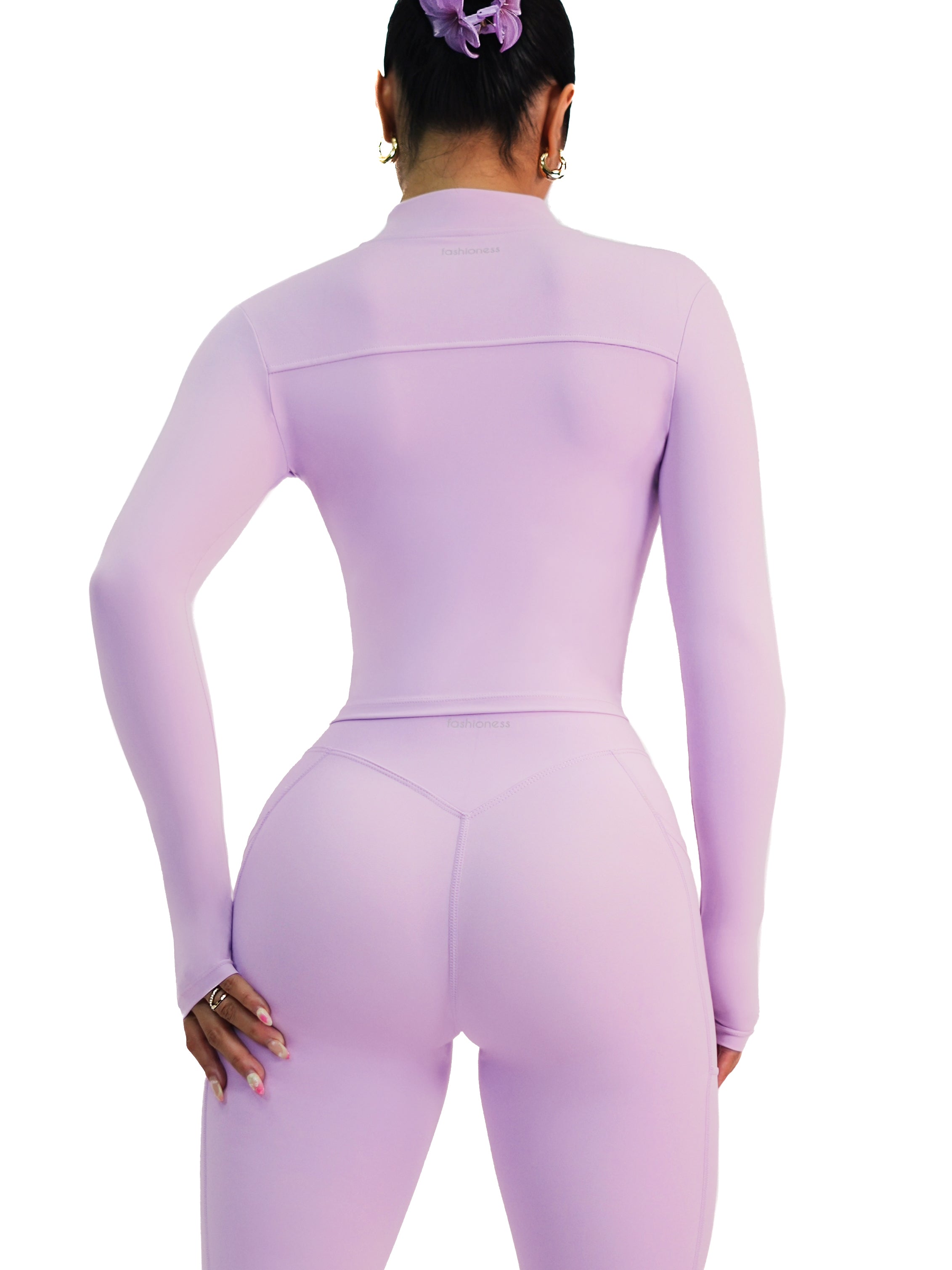 Premier Fitted BBL Compression Jacket (Lilac Dream)