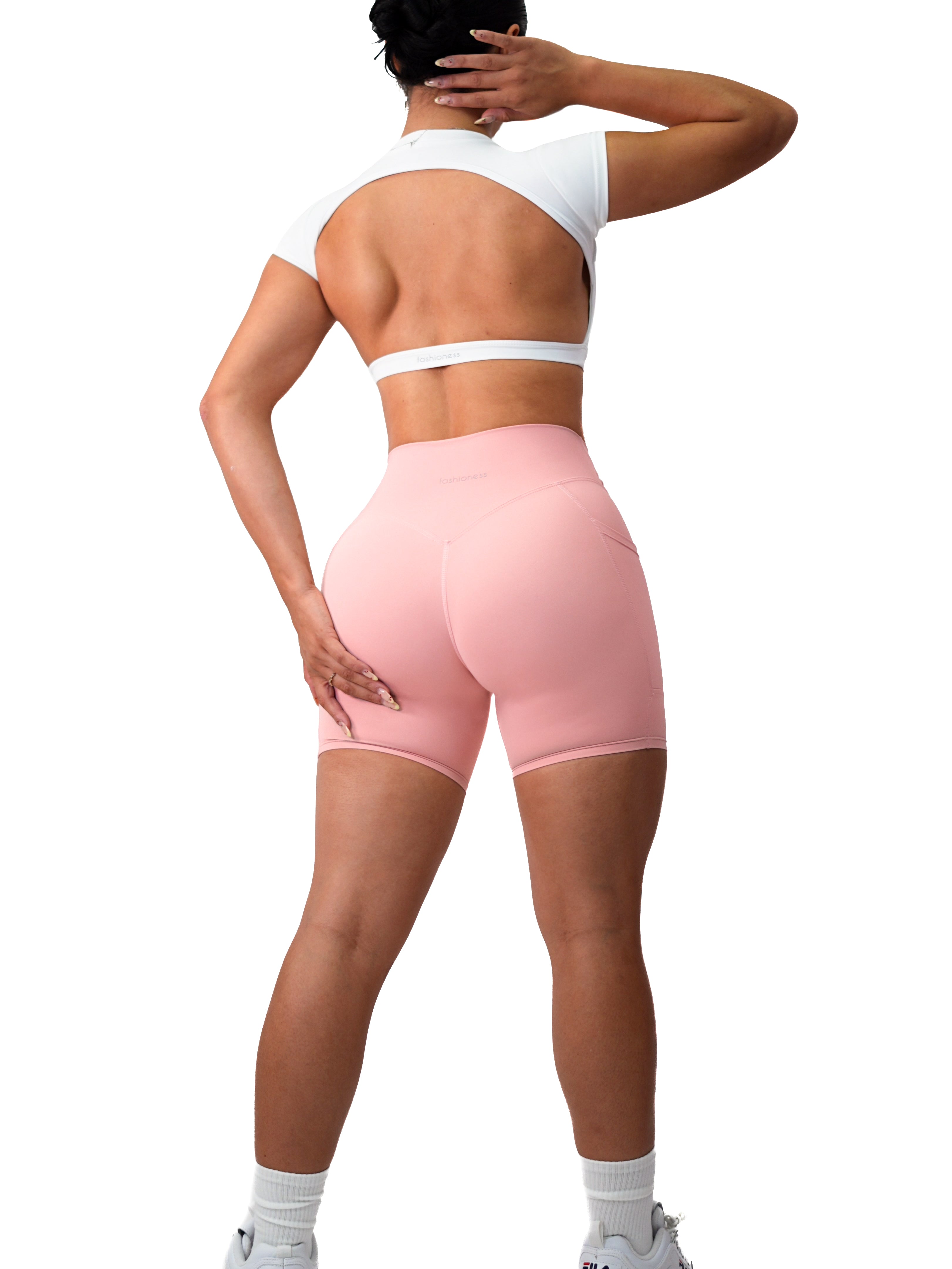 Premier Buttersoft Pocket Shorts (Blush Pink)