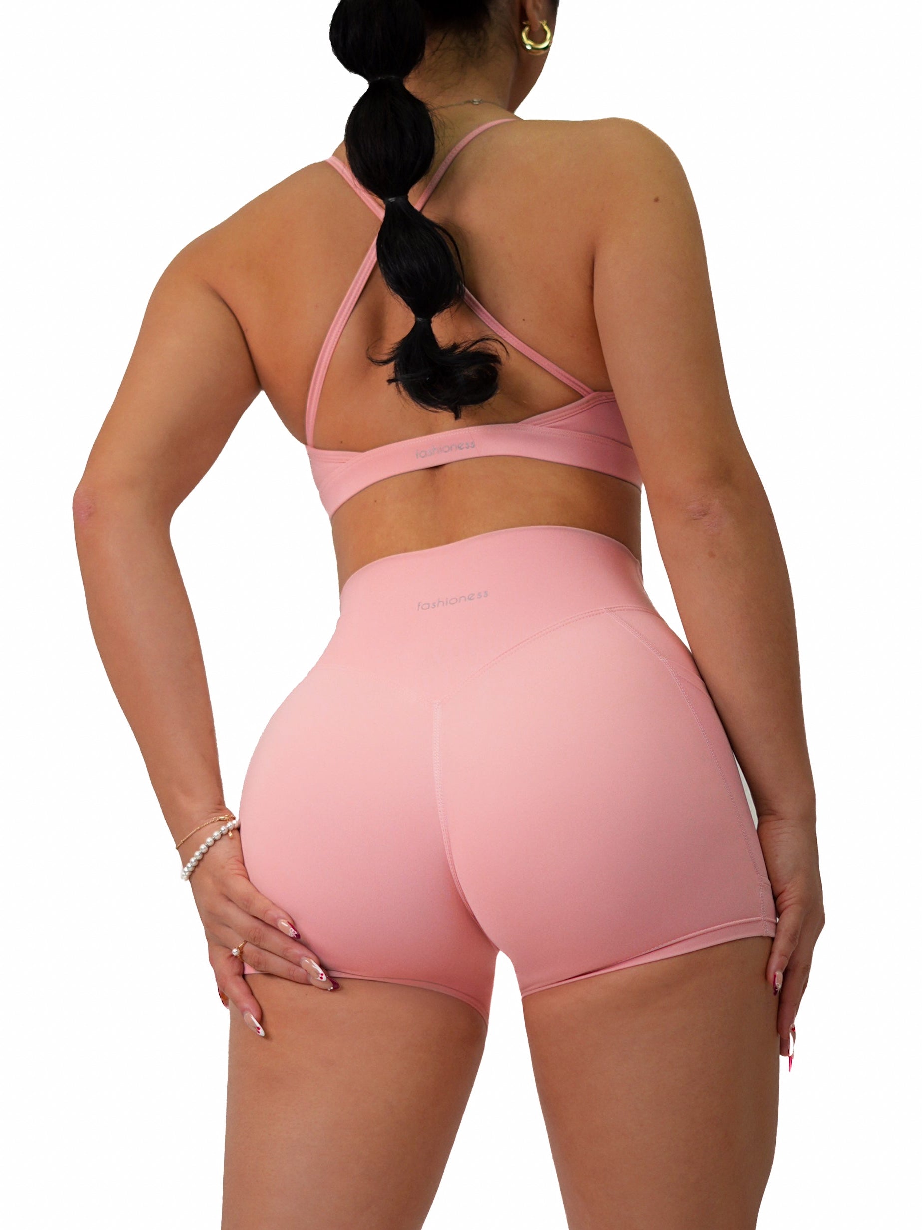 Premier Bombshell Sports Bra (Blush Pink)