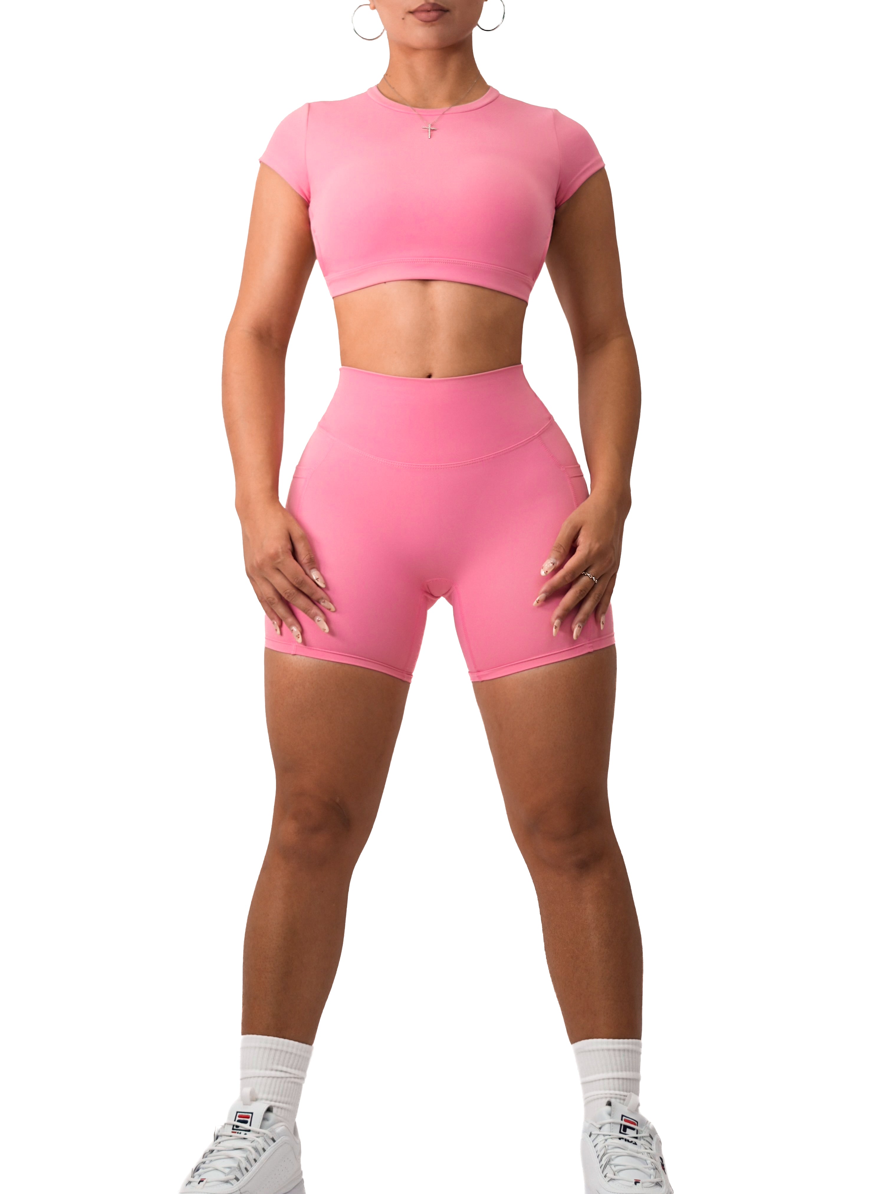 Premier Buttersoft Pocket Shorts (Pink Dream)