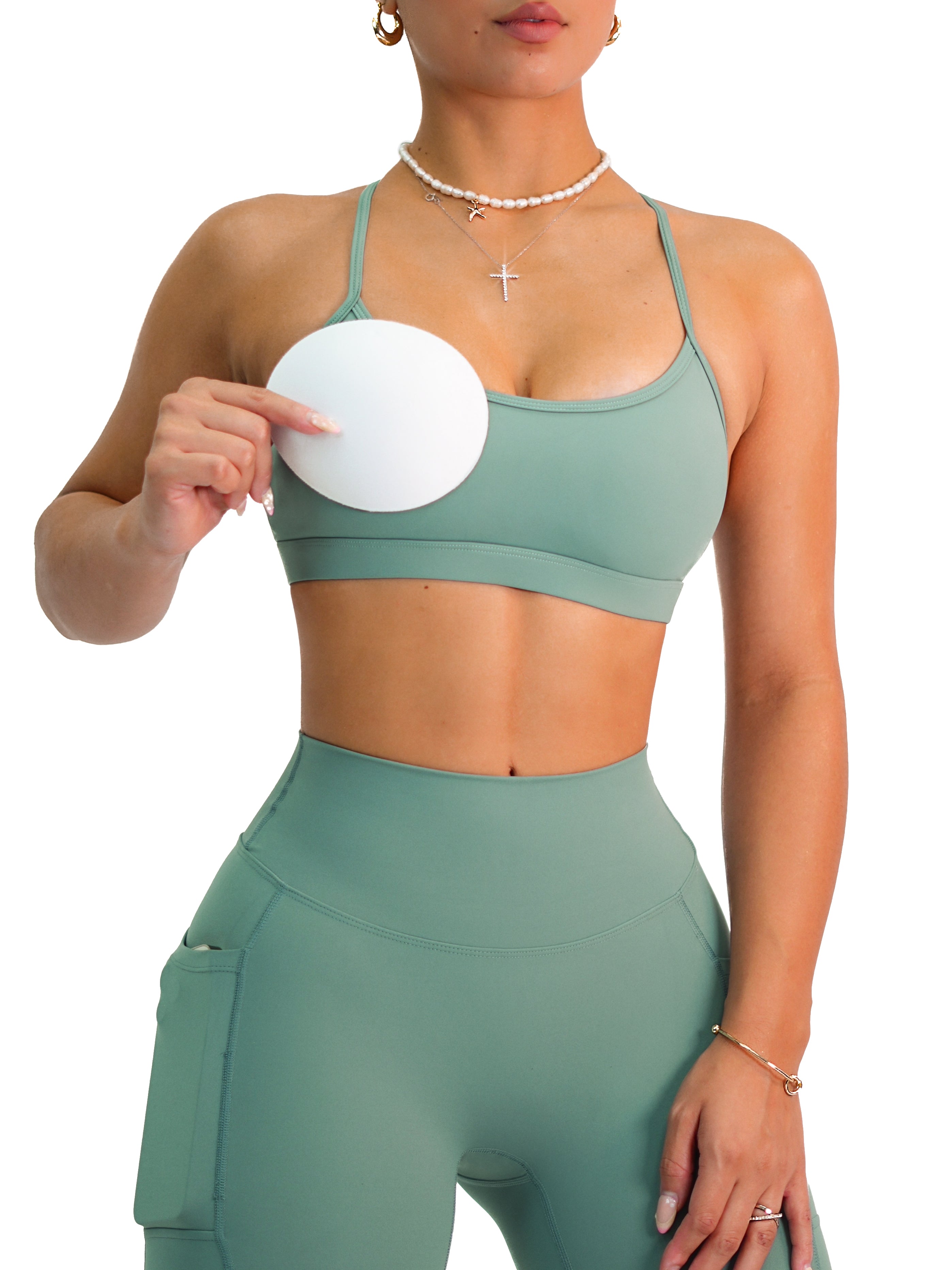 Premier Bombshell Sports Bra (Vintage Jade)