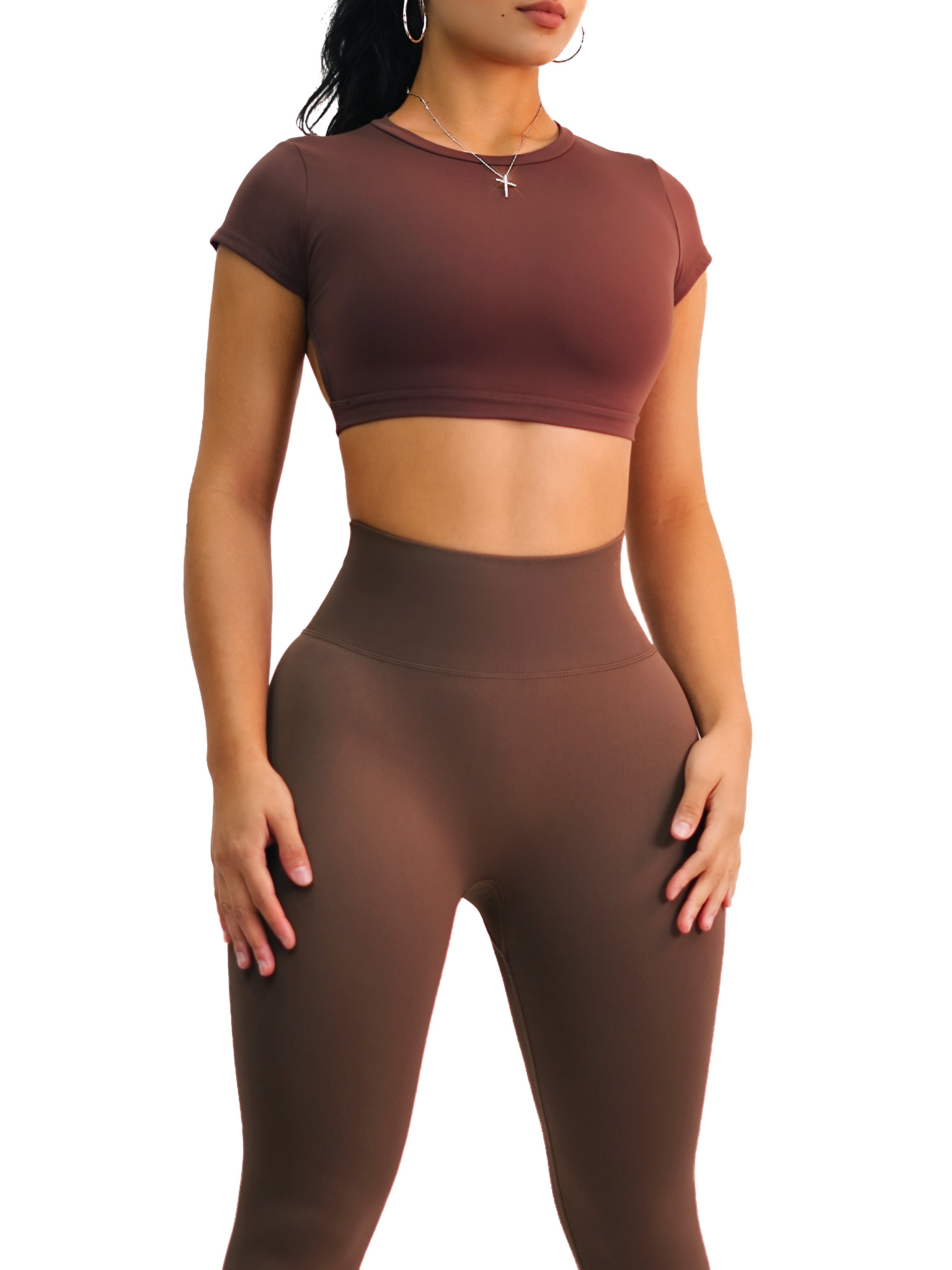 Open Back Top (Cherry Brown)