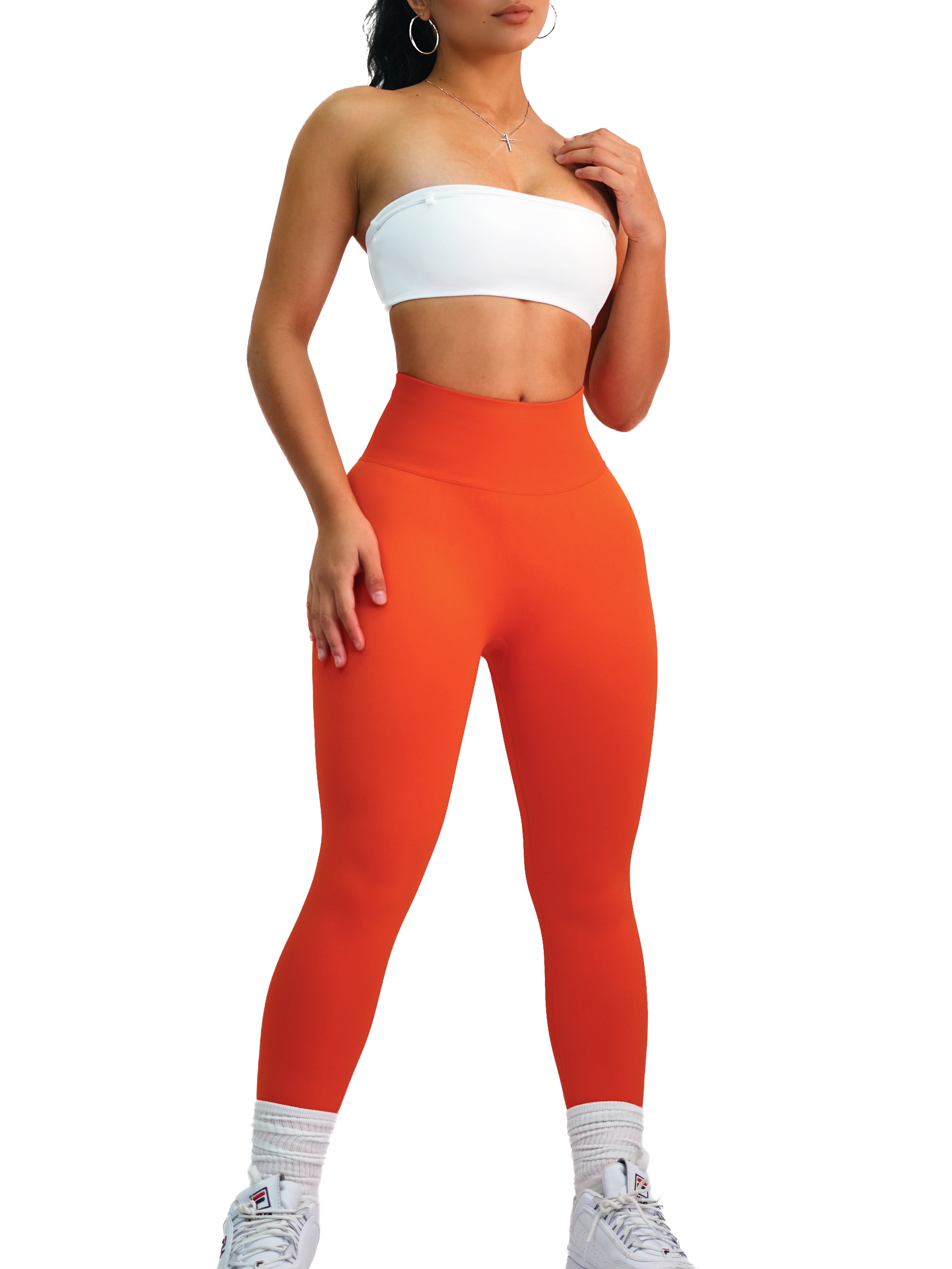 Athletic Seamless Leggings (Pumpkin Spice)