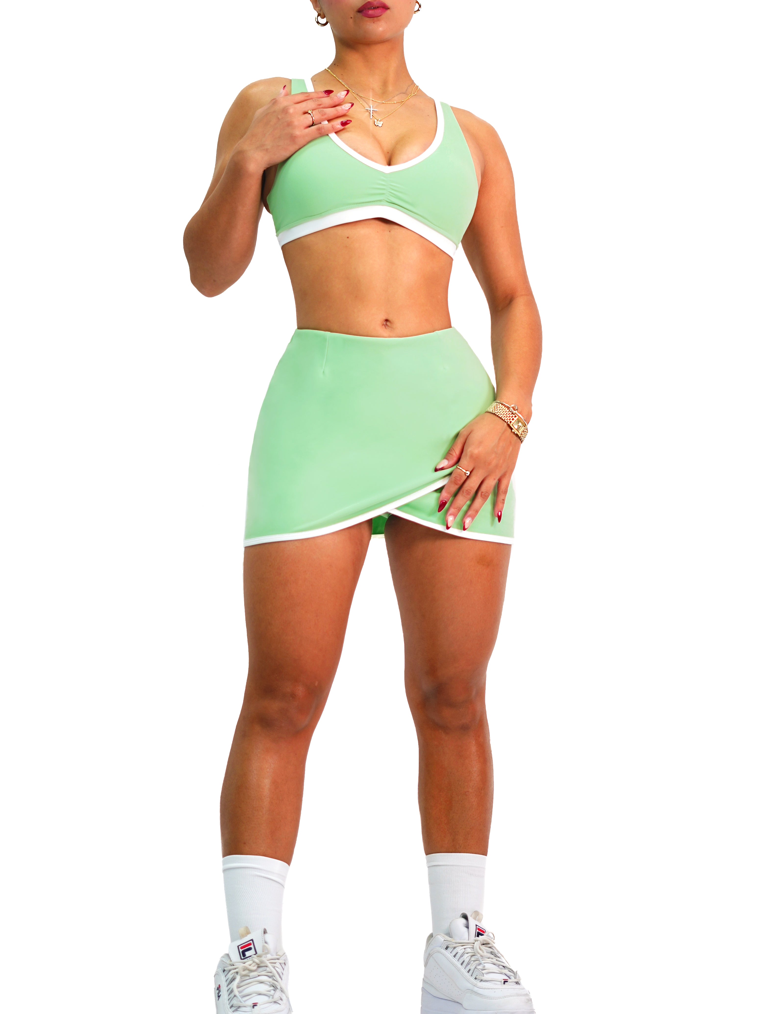 Vogue Tennis Skirt (Mint)