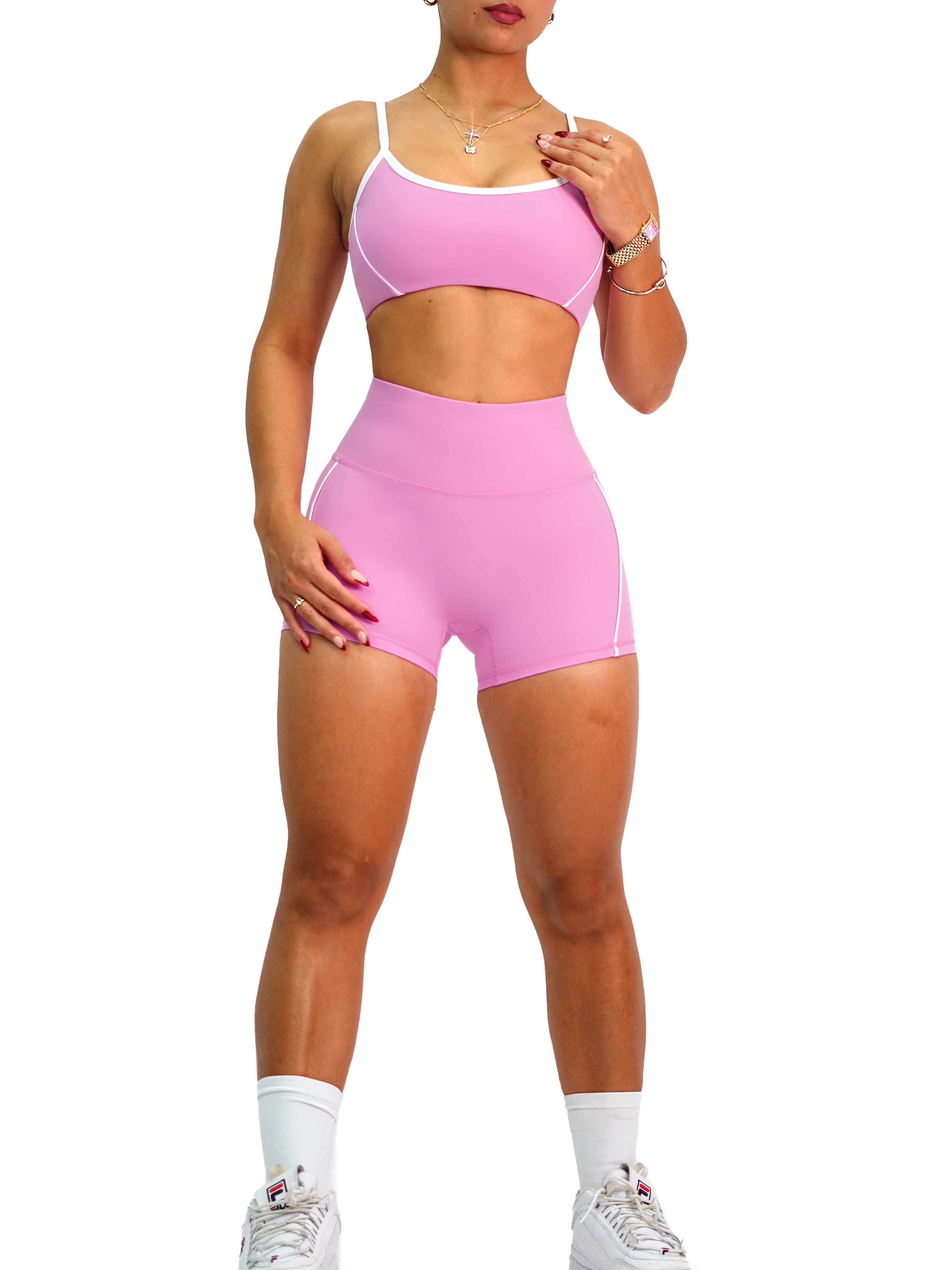 Iconic Mini Sports Shorts (Flirty Pink)