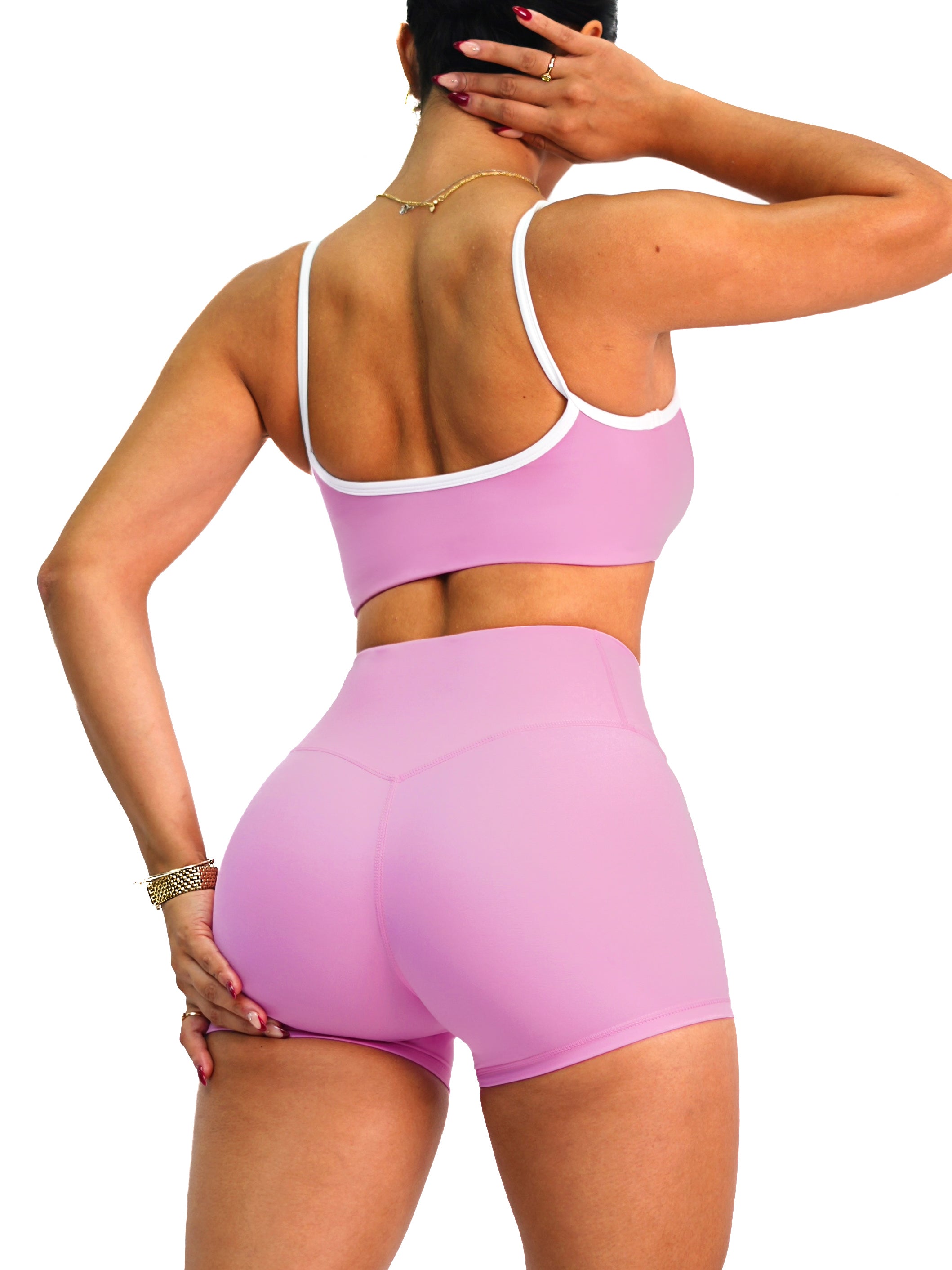 Iconic Sports Bra (Flirty Pink)