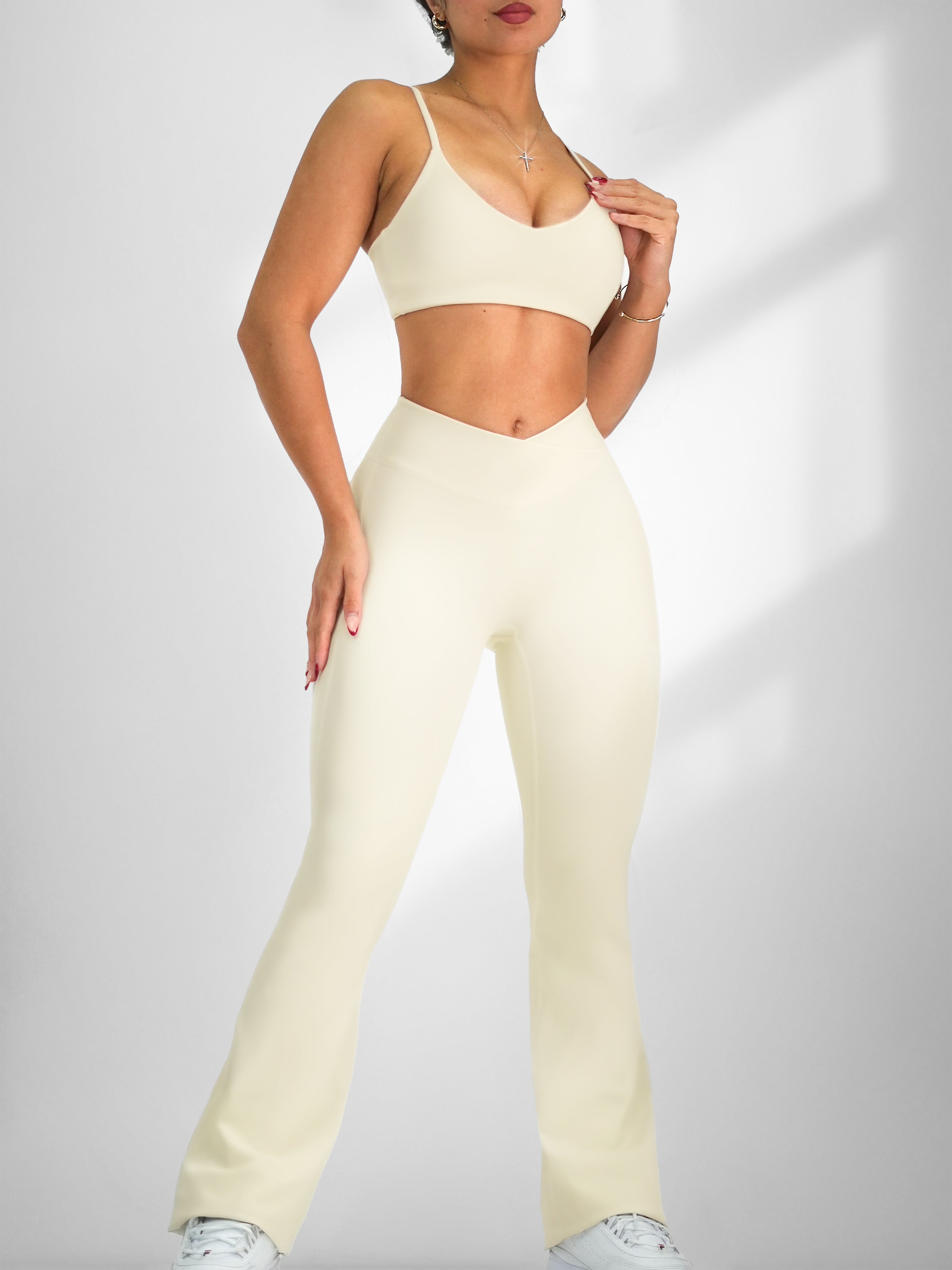 Oasis V Flare Leggings (Stardust)