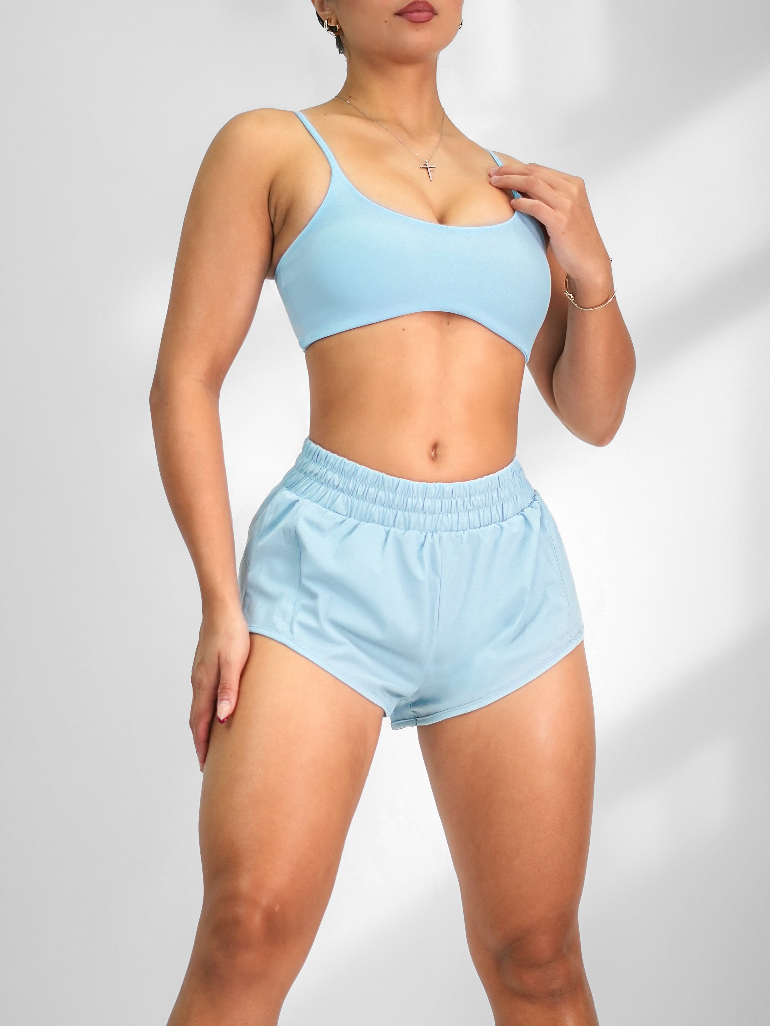 Velocity Sports Bra (Modest Blue)