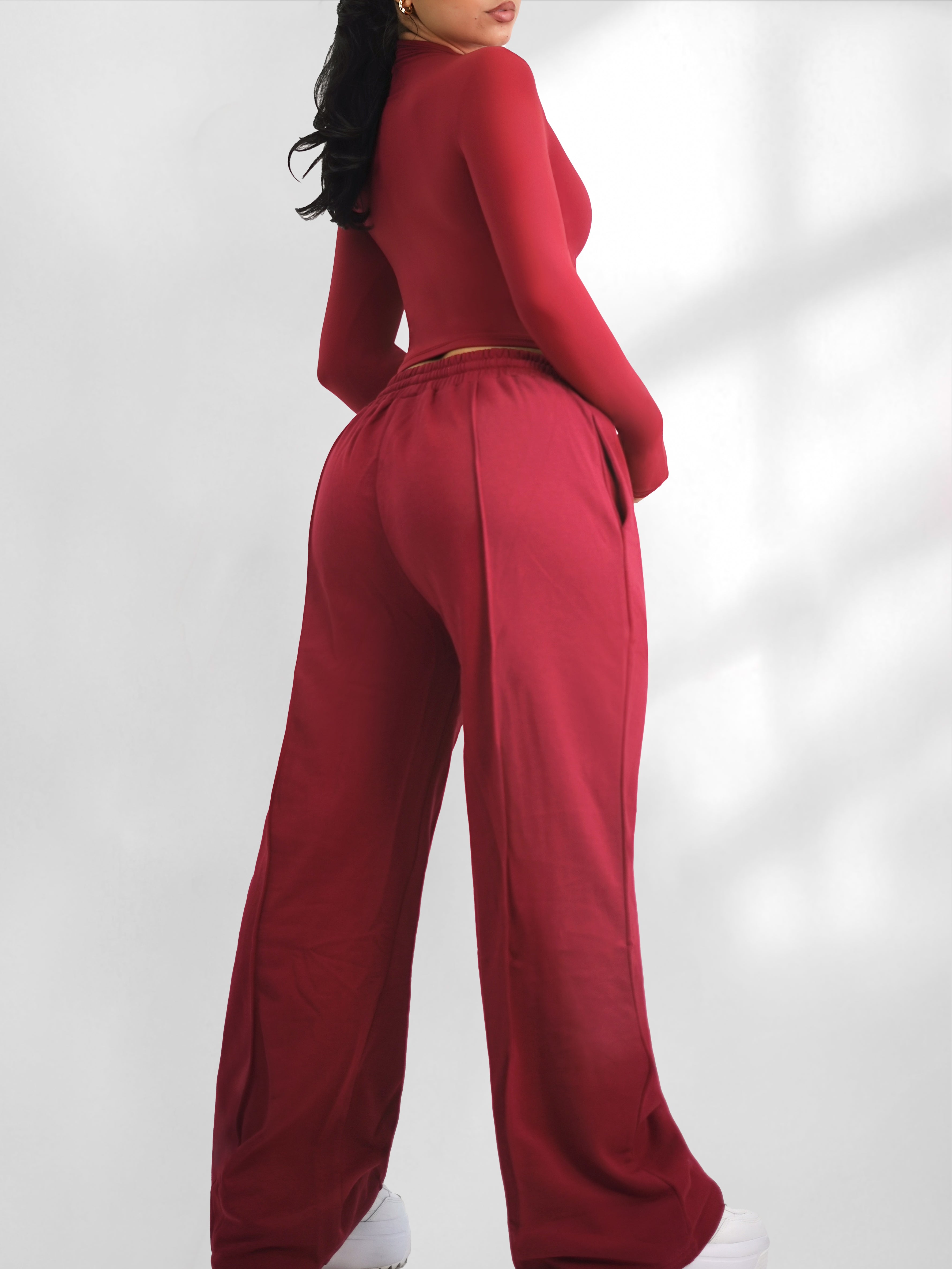 Charmed Joggers (Cherry Red)