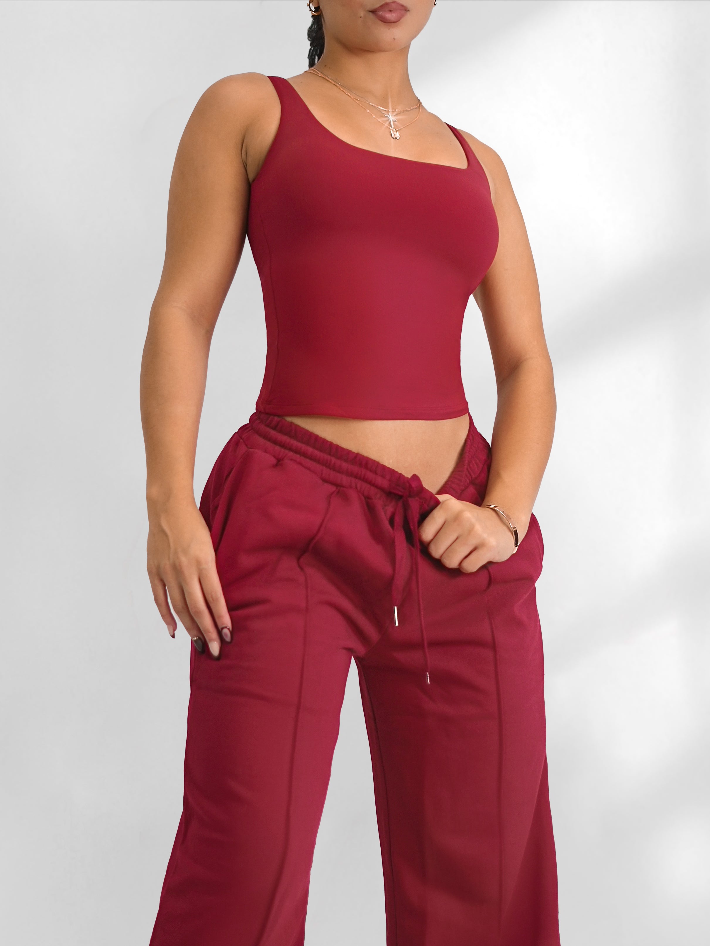 Charmed Athletic Tank Top (Cherry Red)