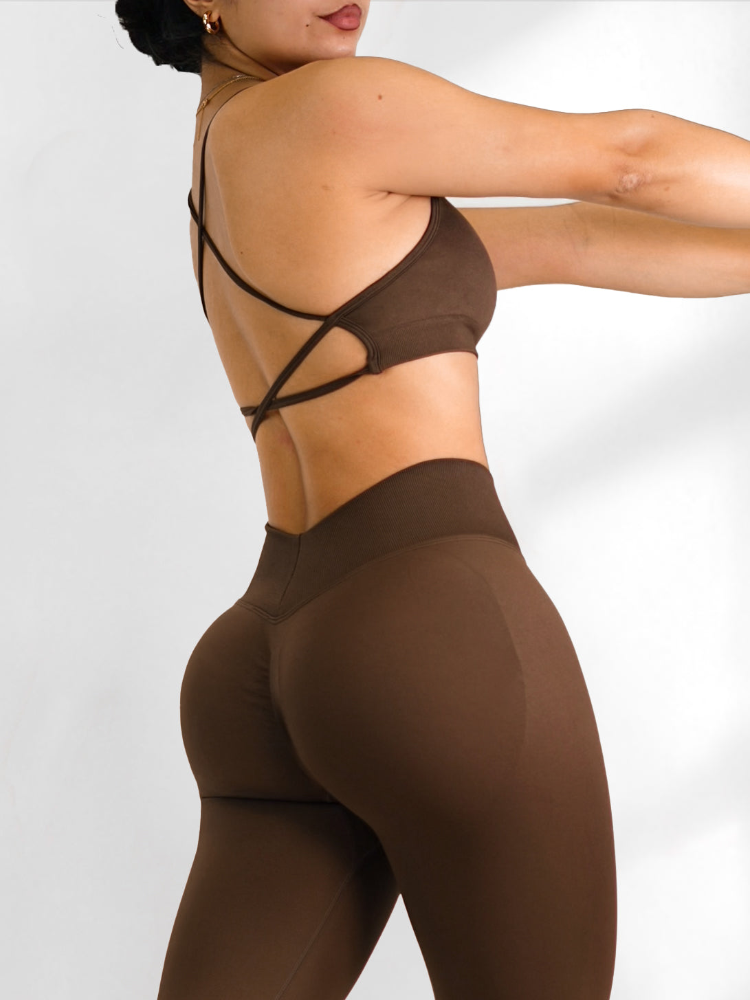 Sexy Back Sports Bra 3.0 (Dark Chocolate)